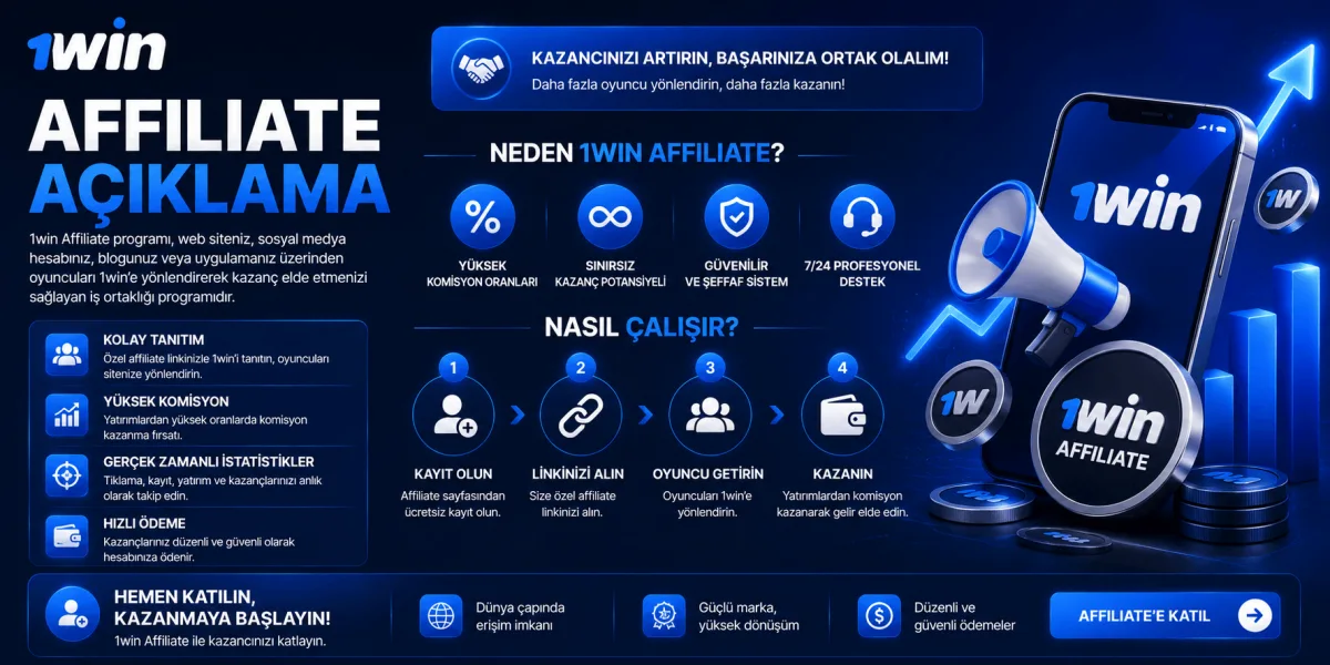 1win affiliate aciklama